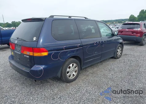 2004 Honda Odyssey Ex-L из США, поврежденный, VIN 5FNRL18904B001048
